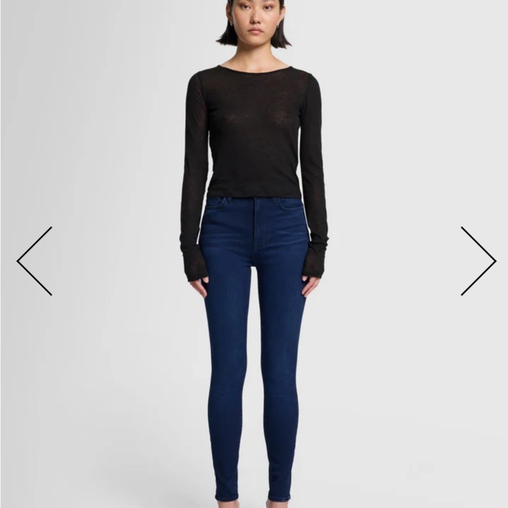 7 for all Mankind B(air) slim illusion high waist skinny, size 27